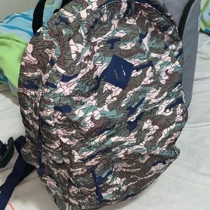 Blue camo backpack